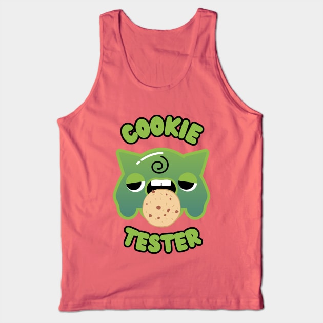 Cute Cookie Tester Monster Tank Top by tramasdesign